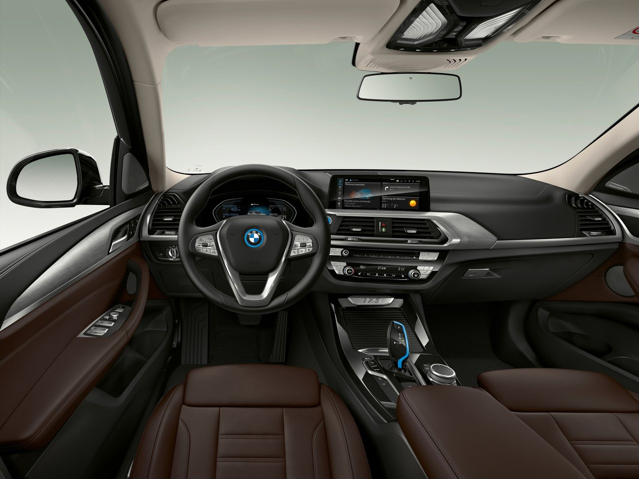 Interior view of a BMW iX3